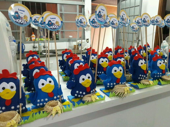 Centro de Mesa galinha pintadinha - Imagem 2