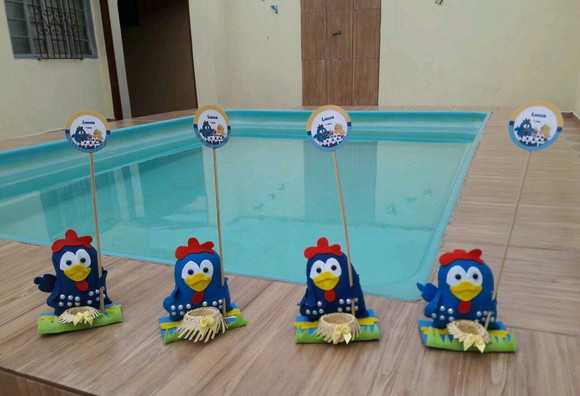Centro de Mesa galinha pintadinha