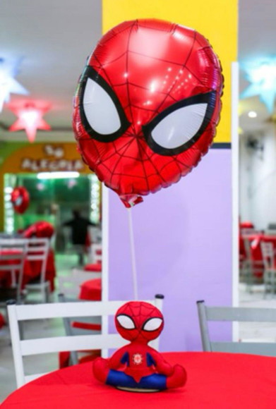 Centro de Mesa Homem Aranha