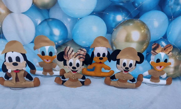 Centro de Mesa Mickey Safari