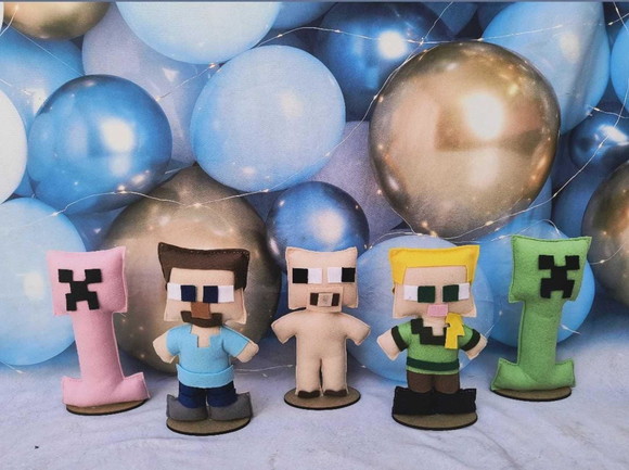 Centro de Mesa Minecraft