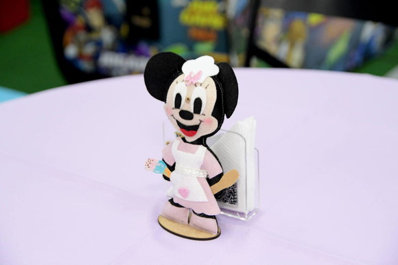 Centro de Mesa Minnie Confeiteira