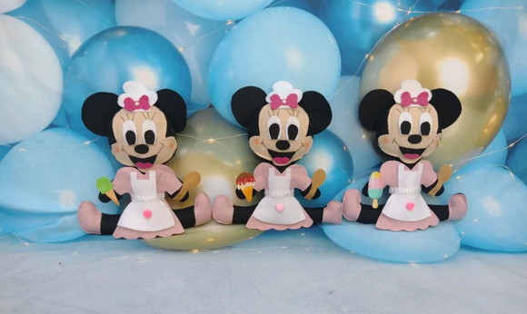 Centro de Mesa Minnie Confeiteira