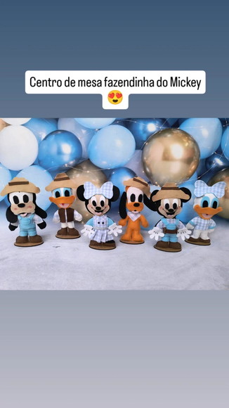 Centro de Mesa Minnie Fazendeira