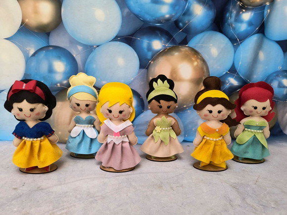Centro de Mesa Princesas