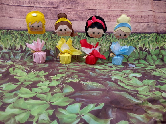 Centro de Mesa Princesas