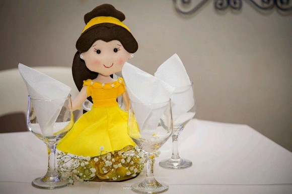 Centro de Mesa Princesas