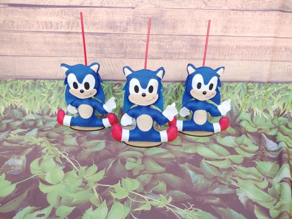 Centro de Mesa Sonic de Feltro