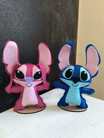 Centro de Mesa Stitch e Angel - Imagem 3
