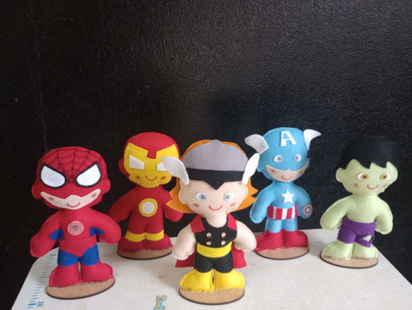 Centro de Mesa Super Heróis - Imagem 2