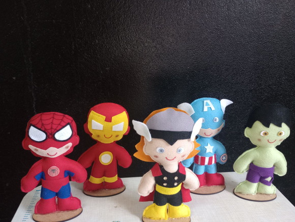 Centro de Mesa Super Heróis - Imagem 3