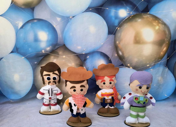 Centro de Mesa Toy Story em feltro - Imagem 3