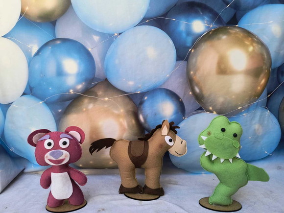 Centro de Mesa Toy Story em feltro - Imagem 2