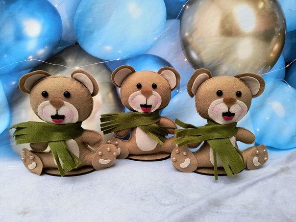 Centro de Mesa Urso Baloeiro