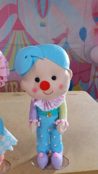 Circo Rosa em feltro - Imagem 2