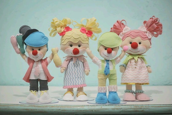 Circo Rosa em feltro - Imagem 4