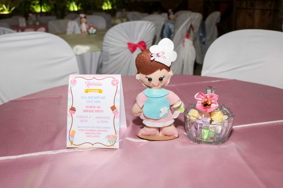 Confeiteira em Feltro
