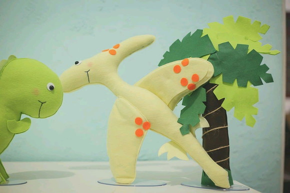 Dinossauros em feltro - Imagem 3
