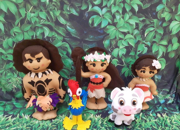Kit Moana em feltro