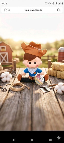Lembrancinha fazendinha