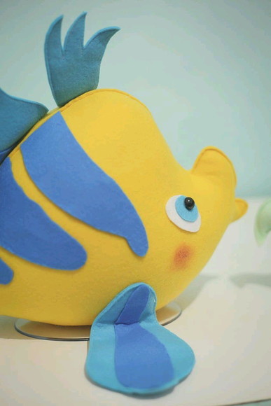 Pequena Sereia de feltro - Imagem 4