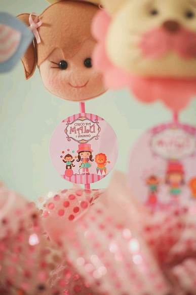 Peso de Porta Circo Rosa - Imagem 3