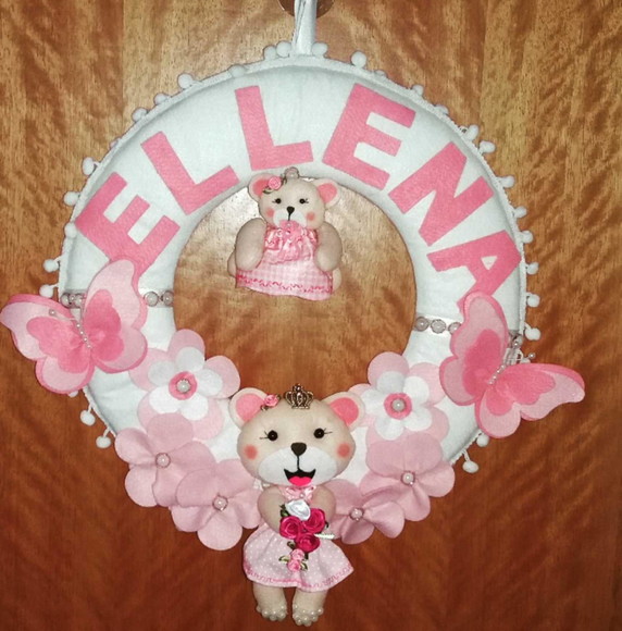 Porta Maternidade Menina - Imagem 3