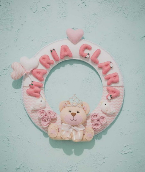 Porta Maternidade Menina - Imagem 4