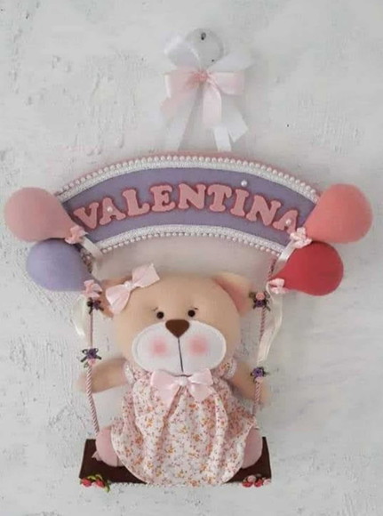 Porta Maternidade Menina - Imagem 2