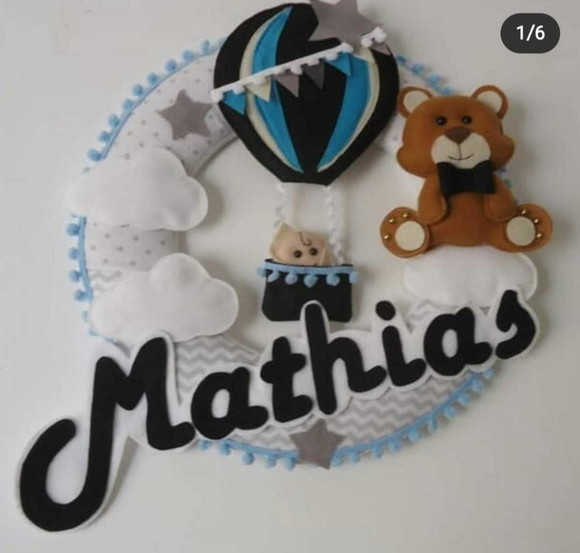 Porta Maternidade Menino