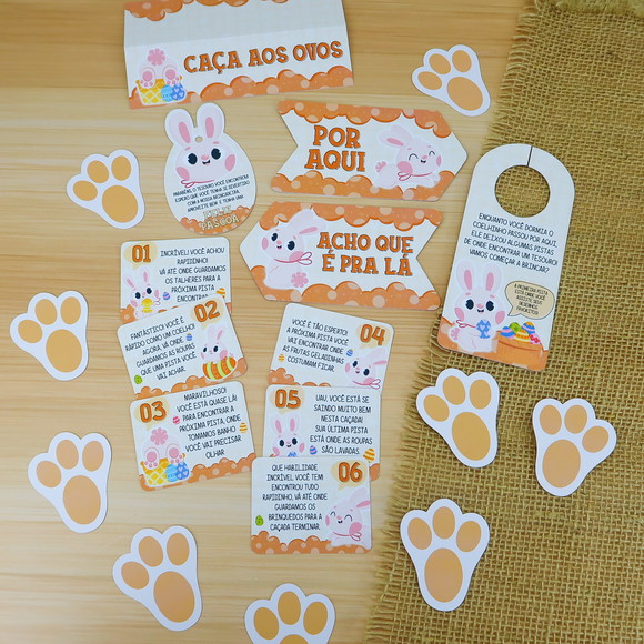 Caça aos Ovos - Páscoa- Crio Qualquer Tema
