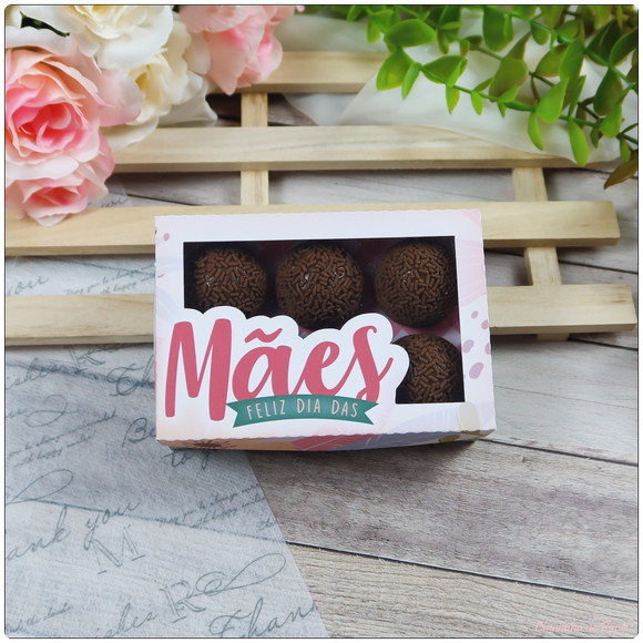 Caixa 6 Doces - Dia das Mães - Crio Qualquer Tema
