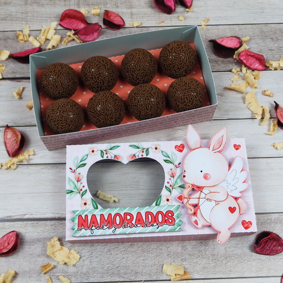 Caixa 8 Doces - Dia dos Namorados - Crio Qualquer Tema