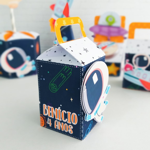 Caixa Alça Astronauta- Crio em Qualquer Tema