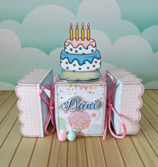Caixa Bala - Happy Birthday - Crio Qualquer Tema
