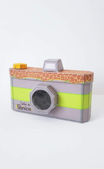 Caixa Camera - Safari- Crio em Qualquer Tema