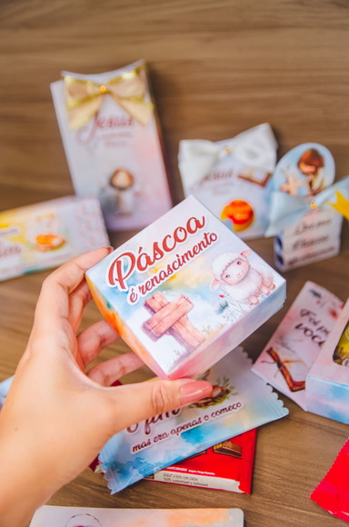 Caixa Lembrancinha -páscoa- Crio Qualquer Tema