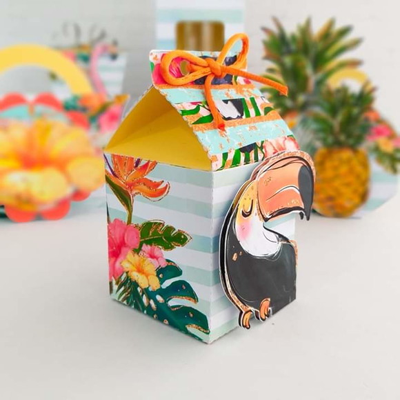 Caixa Milk -animais- Personalizo em Qualquer Tema