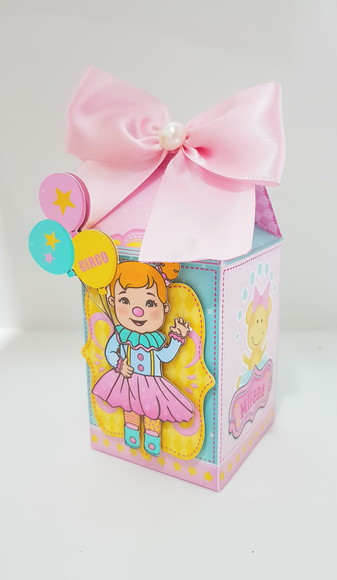Caixa Milk Circo Vintage - Crio em Qualquer Tema