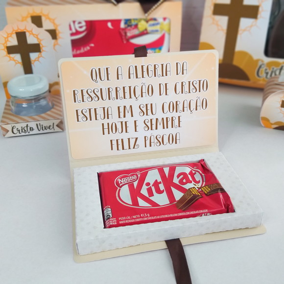 Caixa para Kit Kat - Páscoa- Crio Qualquer Tema - Imagem 2