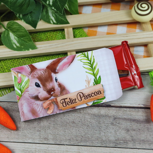 Caixa para Kit Kat -páscoa- Crio Qualquer Tema
