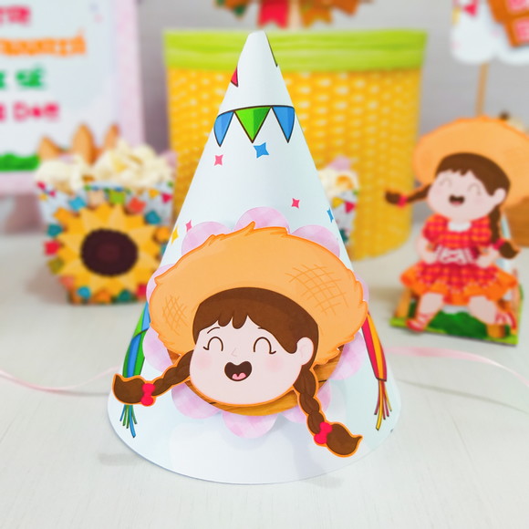 Chapeuzinho -festa Junina - Crio em Qualquer Tema