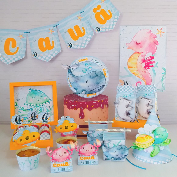 Kit Completo - Fundo do Mar