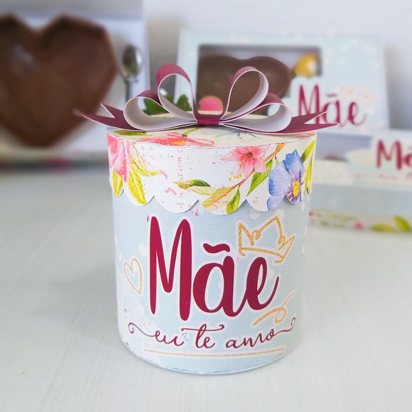 Lata de Papel - Dia das Mães - Crio Qualquer Tema