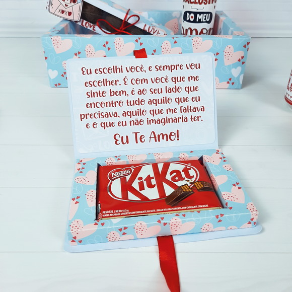 Porta Kitkat - Dia dos Namorados - Crio Qualquer Tema