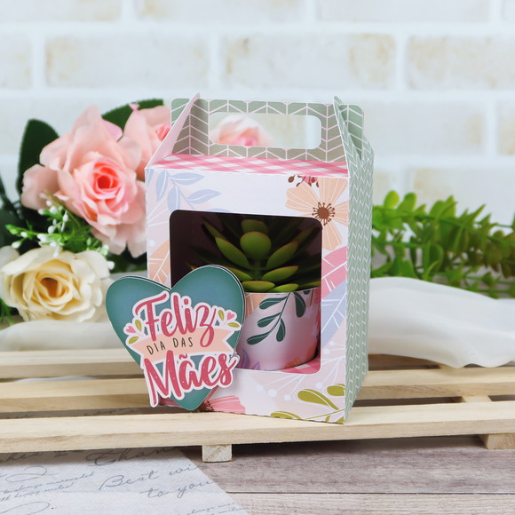 Porta Suculenta - Dia das Mães - Crio Qualquer Tema