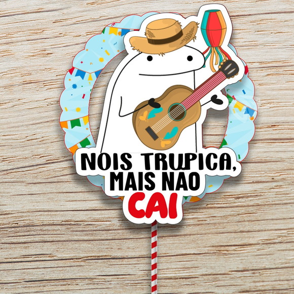 Topo de Bolo Montado -festa Junina - Crio em Qualquer Tema