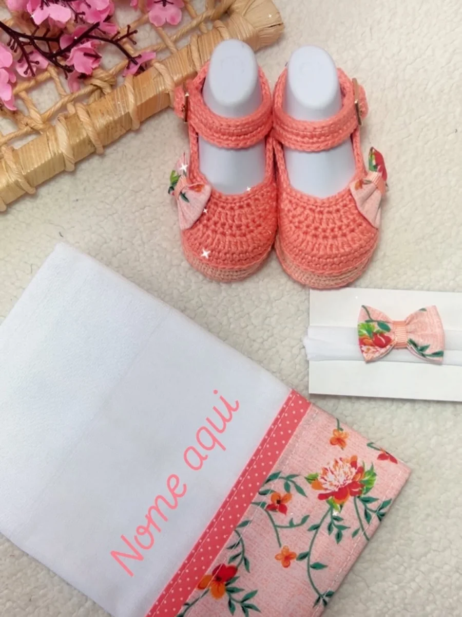 Kit Bebê Personalizado Floral - Imagem 7