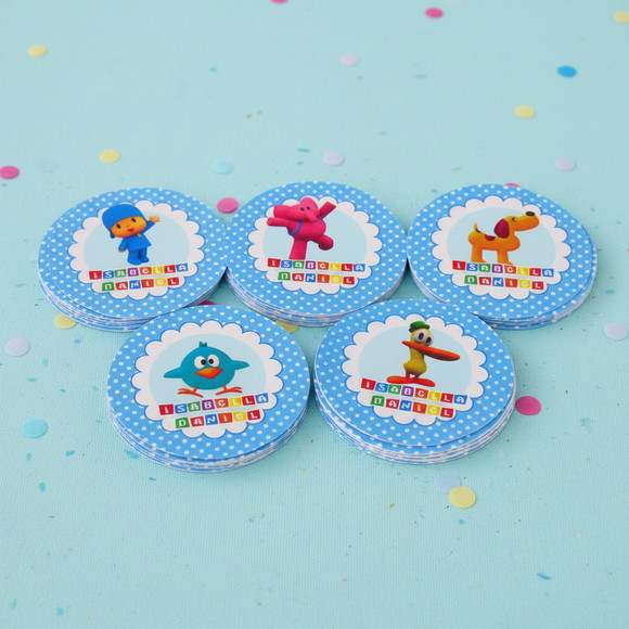 Adesivo para Latinha Pocoyo (50 unidades) - Imagem 3