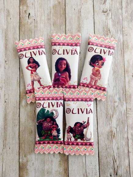 Balinha Personalizada Moana (100 balinhas)